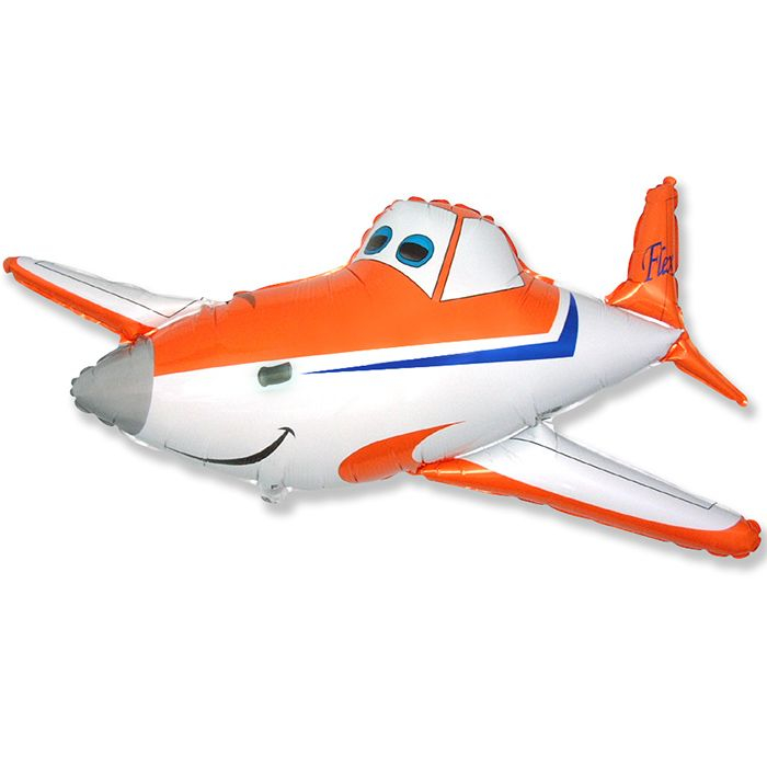 Шар Мини-фигура Гоночный самолет, Оранжевый / Race Plane orange (в упаковке)